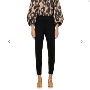 Veronica Maine Skinny High Rise Zipper Hem Leggings